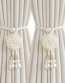 Creative Camelia Flower Decorative Curtain Tieback
