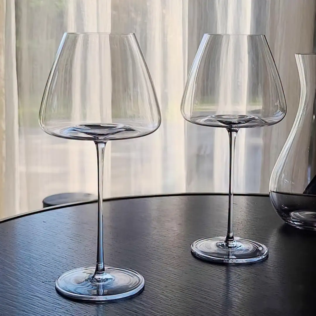 2Pcs Premium Quality Crystal Wine Glasses 2Pcs Premium Quality Crystal Wine Glasses